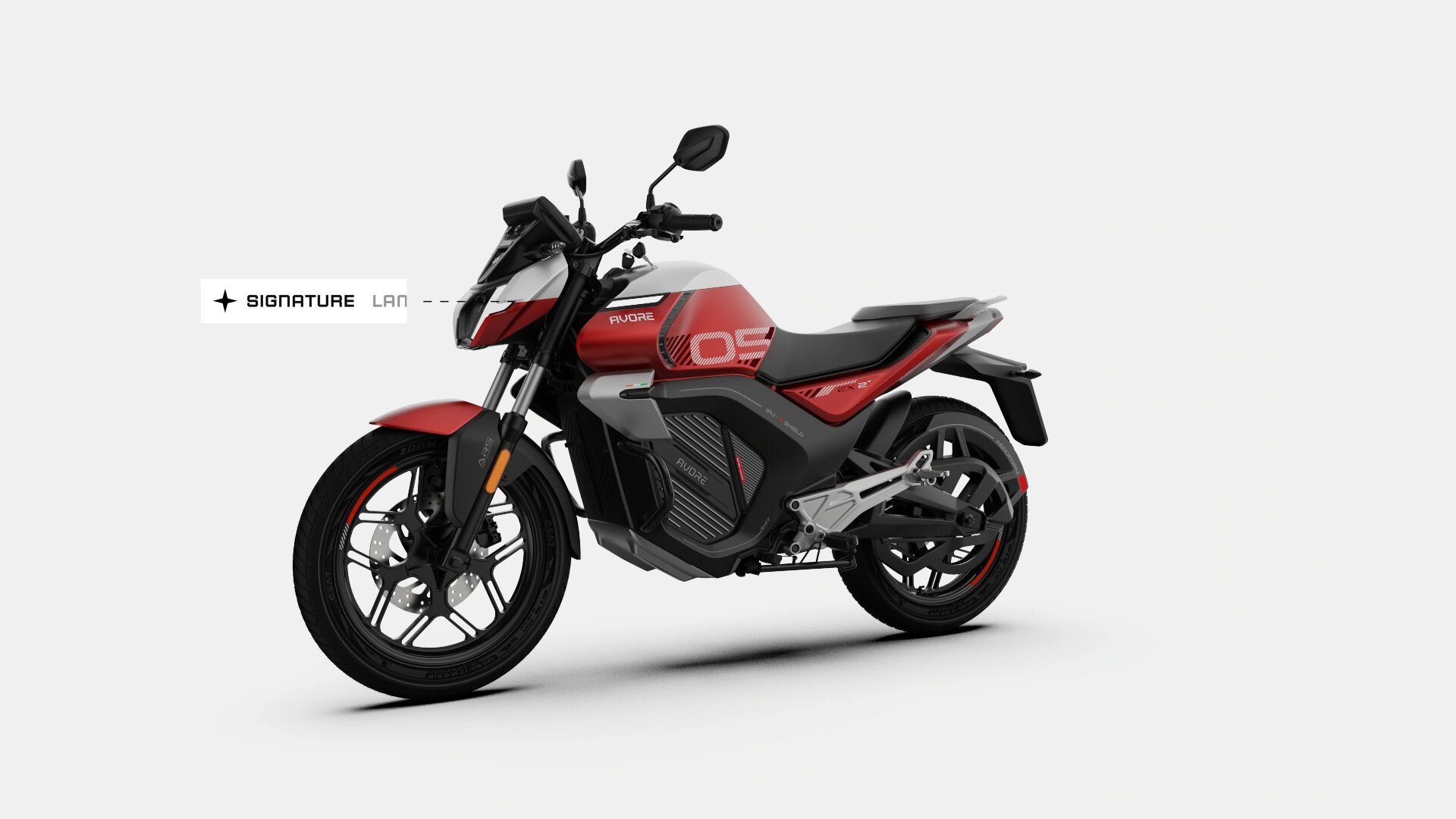 New Avore EX2S Front 3-Quarter View