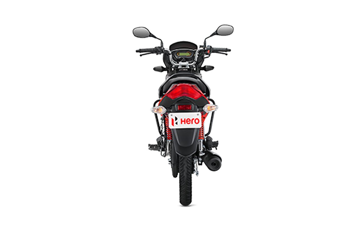 Hero Passion Plus Disc Rear View