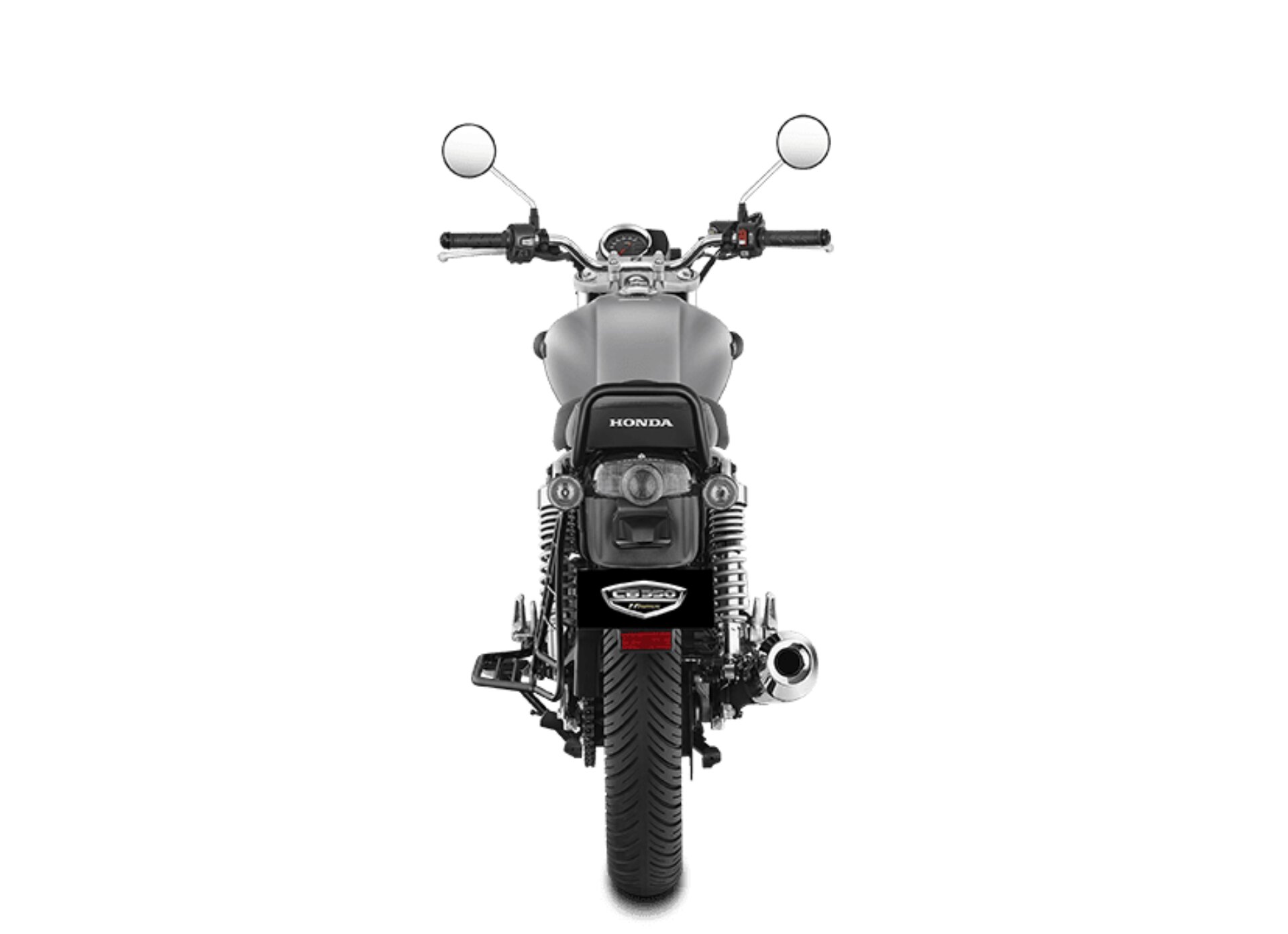 Honda Highness CB350 DLX Rear View