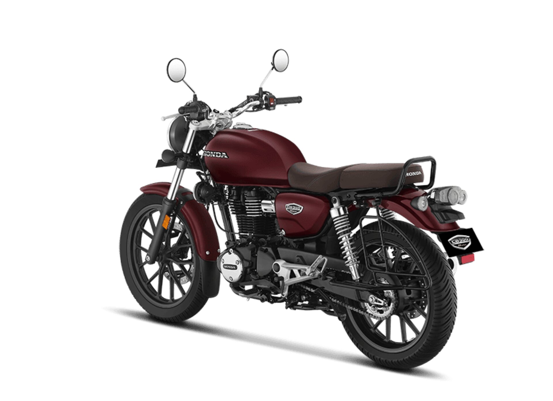Honda Highness CB350 DLX PRO Rear 3-Quarter View