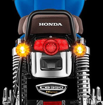 Honda Highness CB350 DLX PRO Chrome LED Tail Lights & Winkers