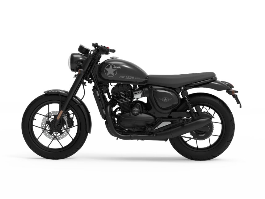 Jawa 42 All Stars Black Side View