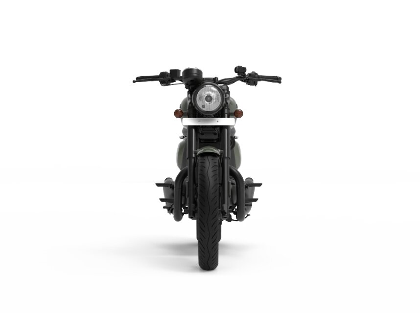Jawa 42 All Stars Moss Grey Front View