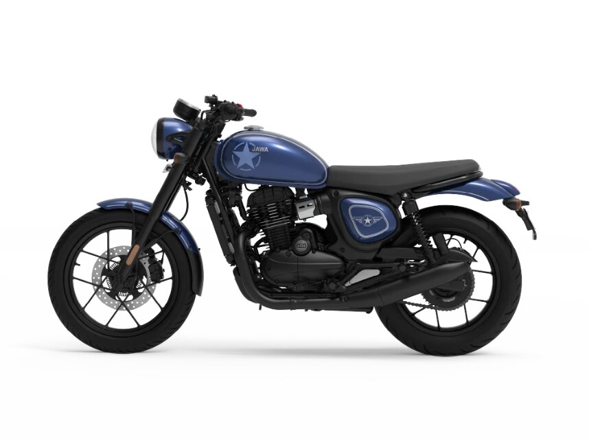 Jawa 42 All Stars Nebula Blue Side View