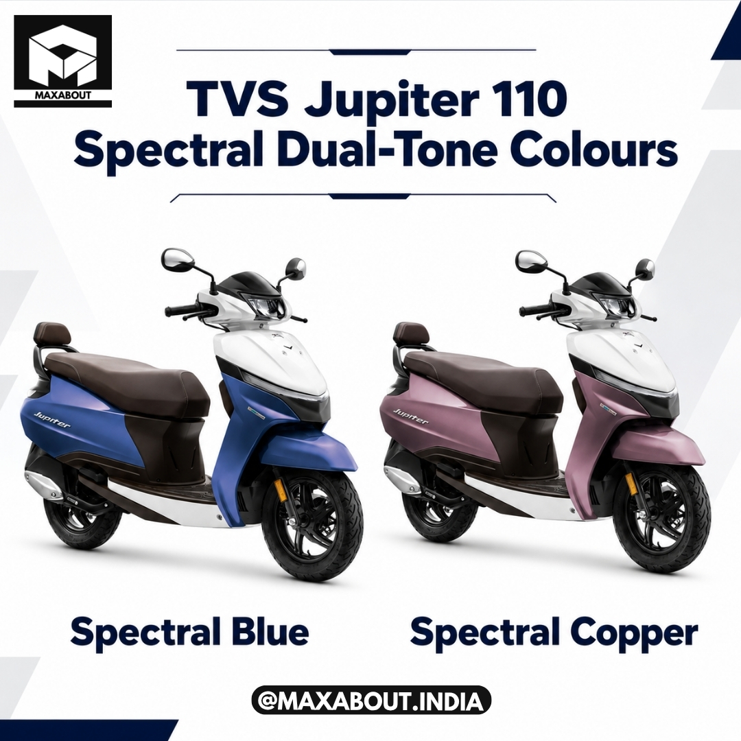 TVS Jupiter Spectral Dual Tone Colour Options