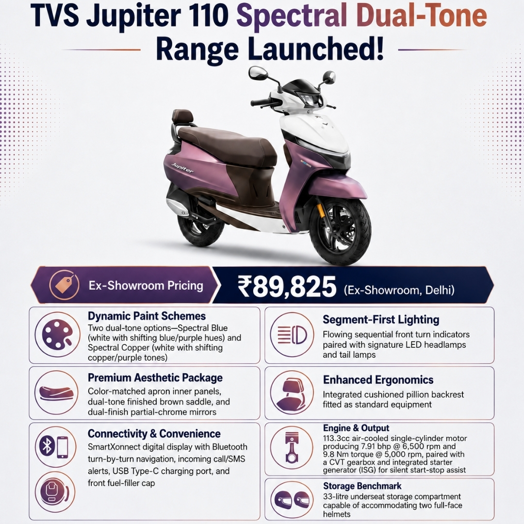 TVS Jupiter Spectral Dual Tone Detailed Info