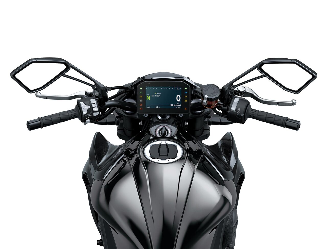 Kawasaki Z1100 Riding Position Offering Enhanced Controllability
