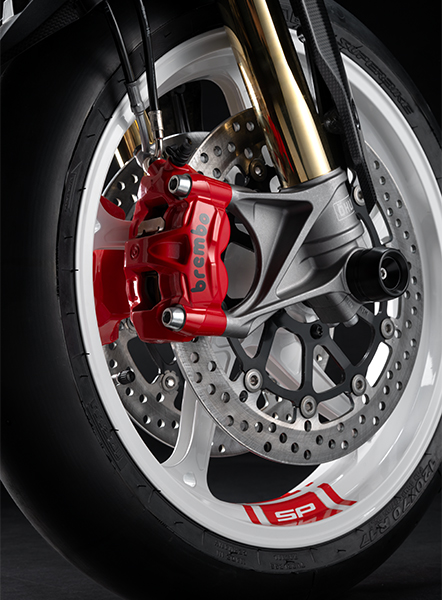 Ducati Hypermotard V2 Colored front brake calipers