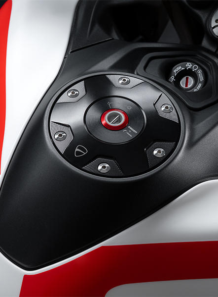 Ducati Hypermotard V2 Aluminum fuel tank cap