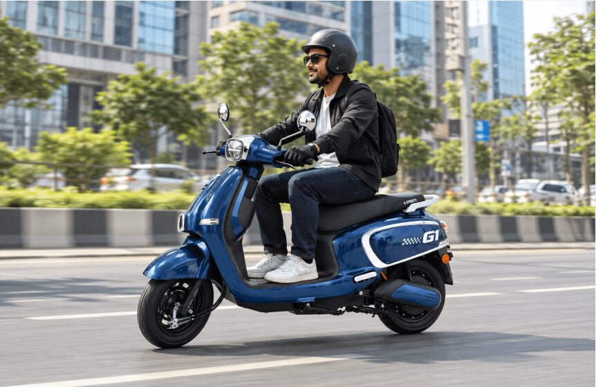 e-Sprinto G1 Comfortable Rider Posture