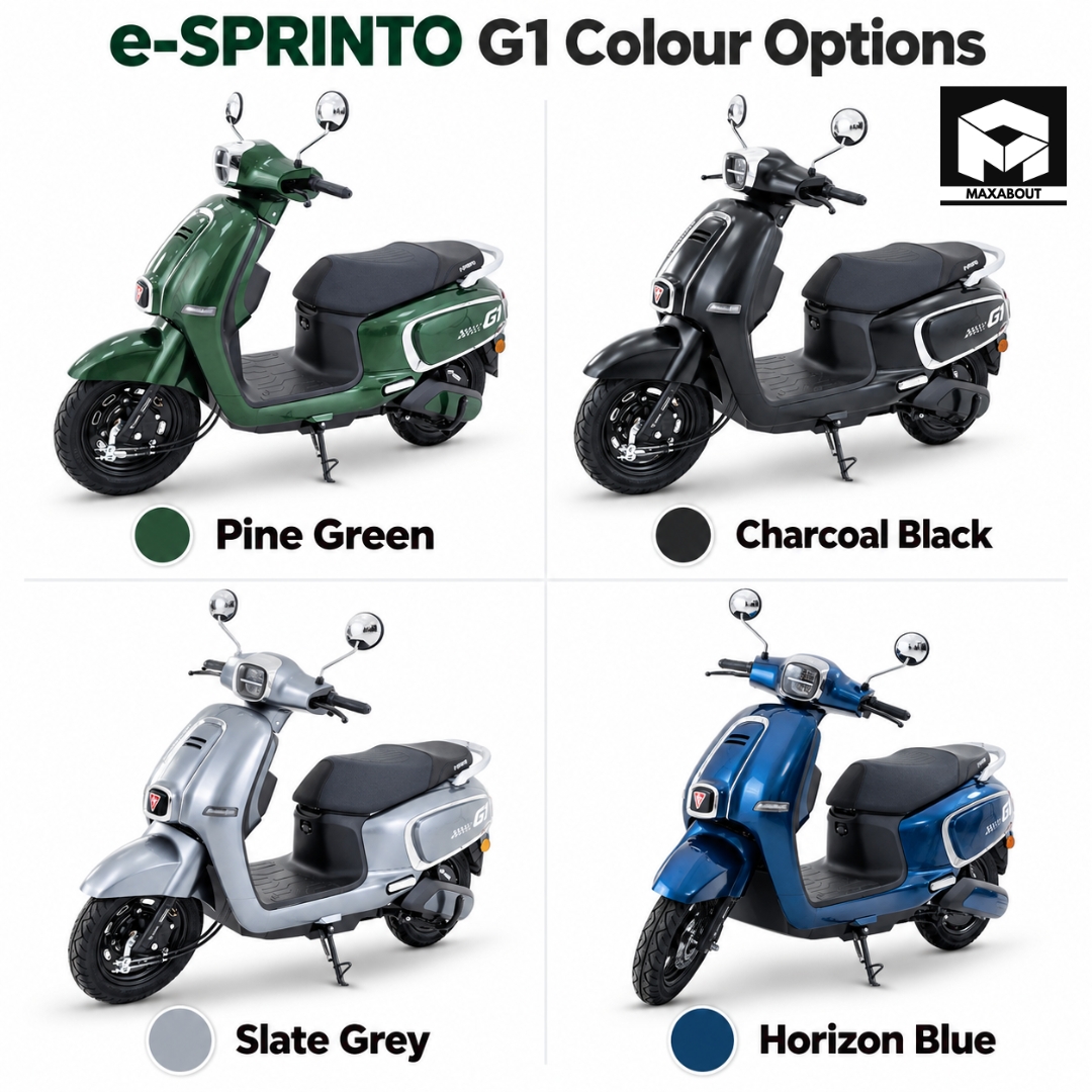 e-Sprinto G1 Colour Options
