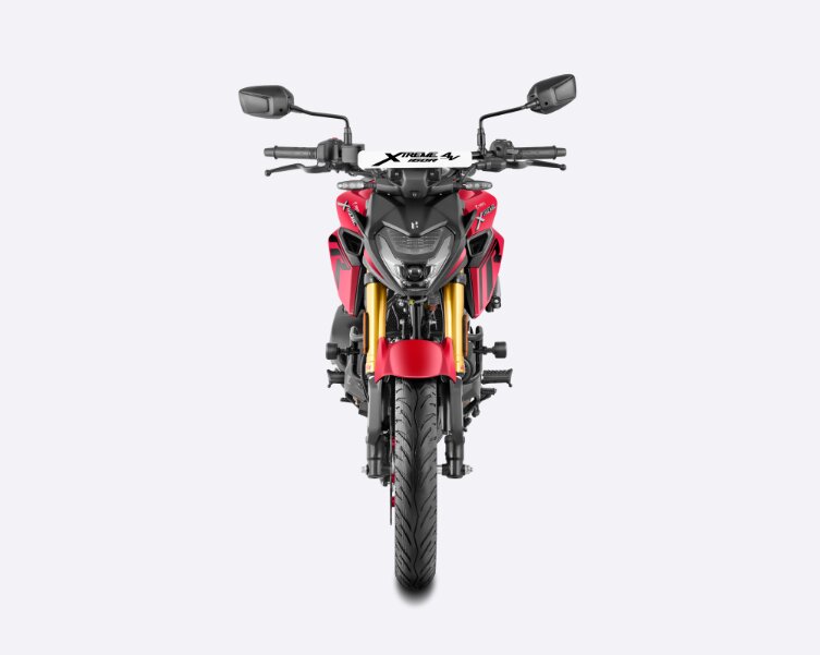 Hero Xtreme 160R 4V Carbon Front View
