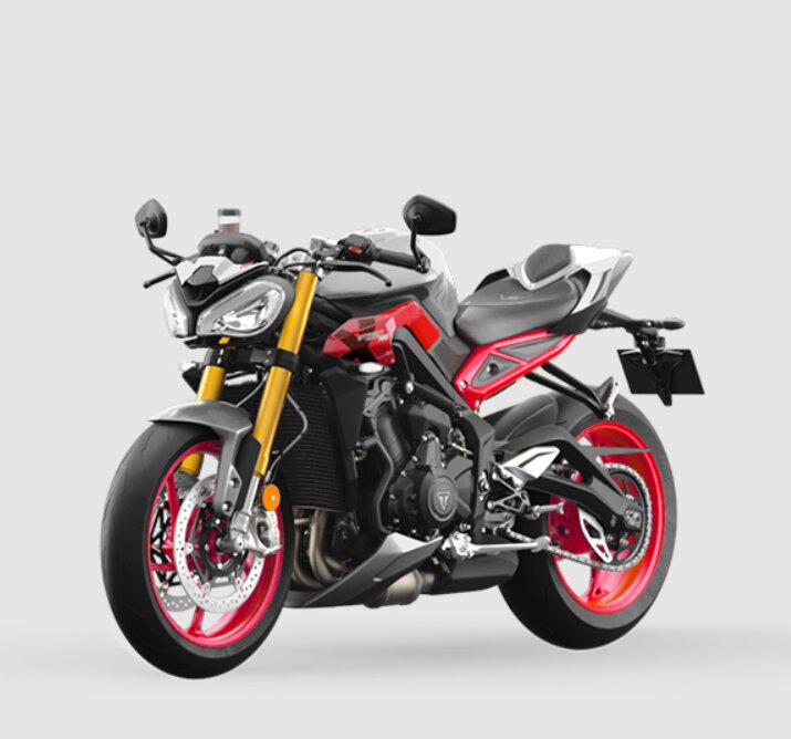 Triumph Street Triple 765 RX Front 3-Quarter View