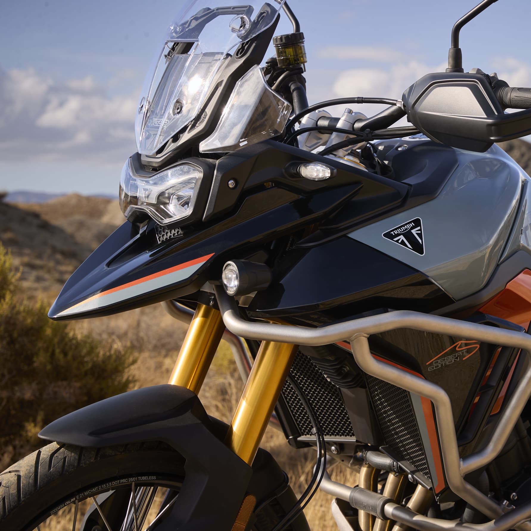 Triumph Tiger 900 Desert Edition Showa Long-Travel Suspension