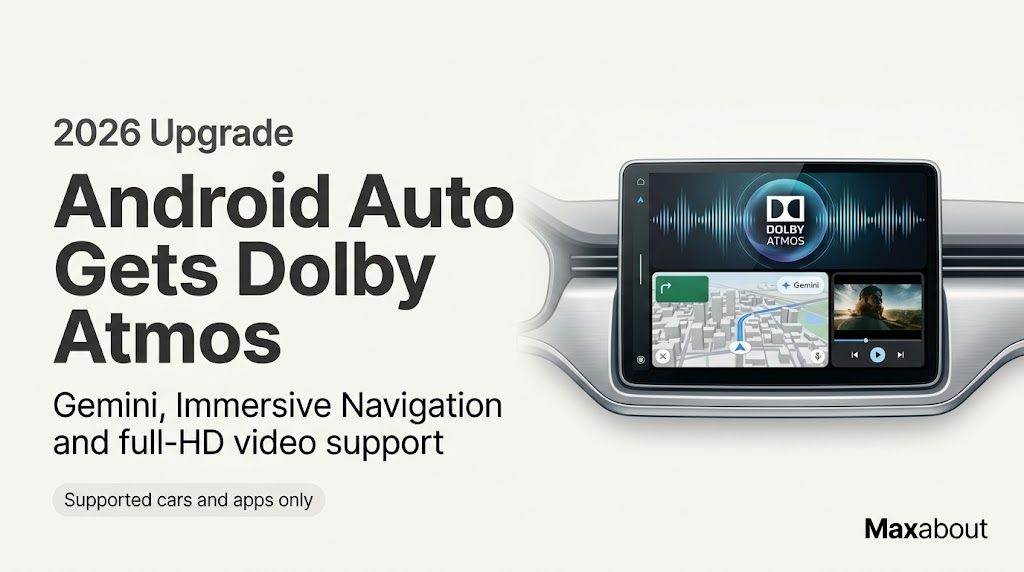 Android Auto Update: Dolby, 3D Maps & Gemini AI