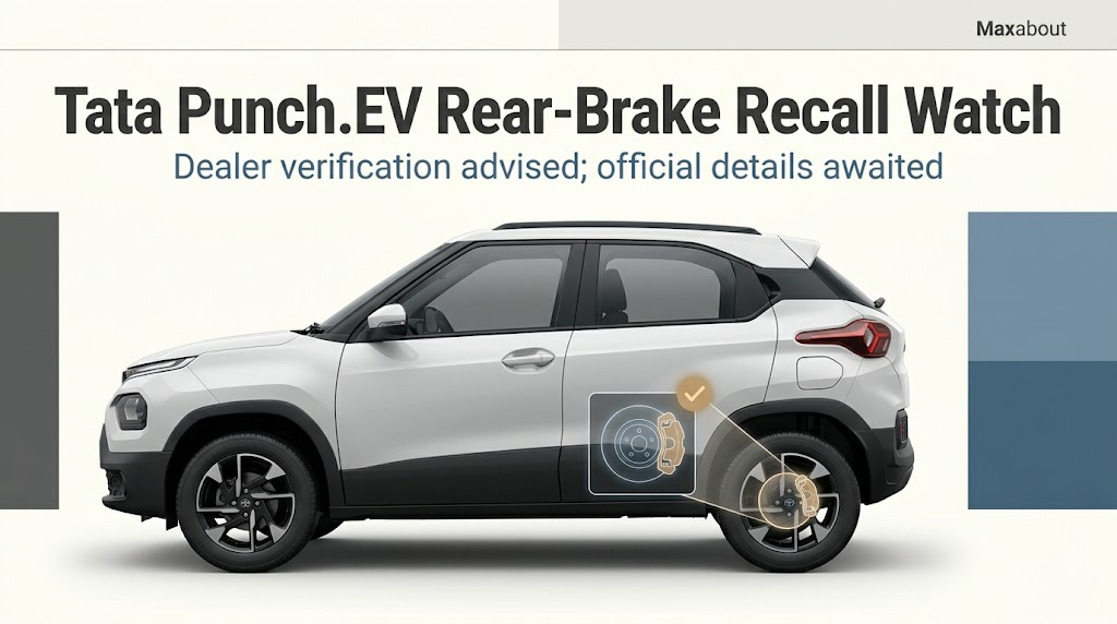Tata Punch EV Recalled: What Owners Need to Do About the Rear Brake Issue