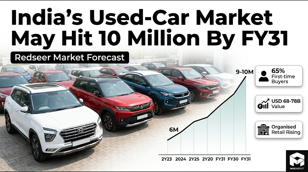 India Used Car Market to Hit $70 Billion by FY31