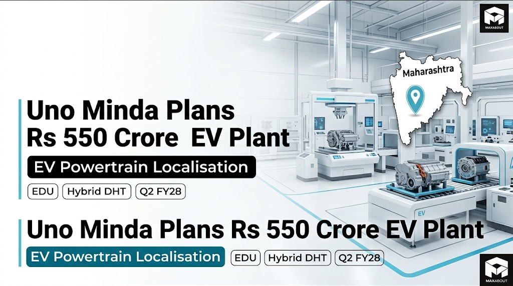 Uno Minda to Manufacture 4W EDUs and Hybrid Systems at New ₹550 Cr Maharashtra Plant