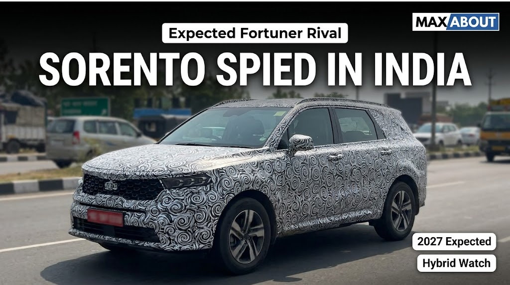 Kia Sorento Spied in India: Rivals Kodiaq & Fortuner