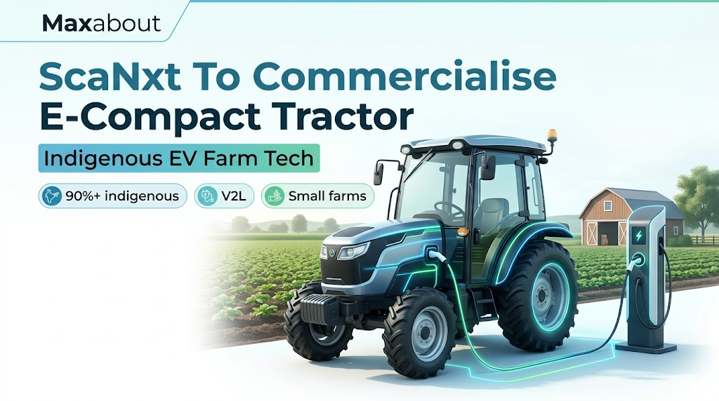 IIT Kanpur Startup ScaNxt Inks Historic Deal for Electric Compact Tractors