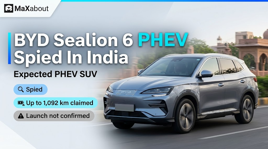 BYD Sealion 6 Plug-In Hybrid Spied Testing in India: Launch Details & Expected Price