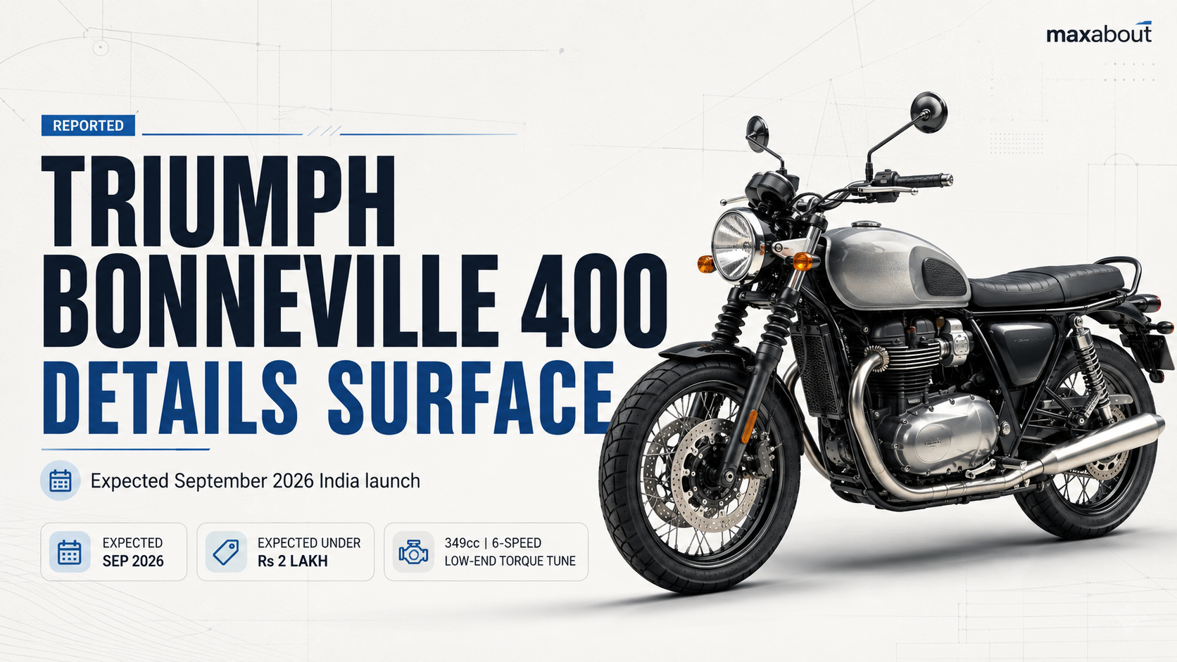 Triumph Bonneville 400 India Details Surface: Expected Launch, Price And Classic 350 Rival Angle