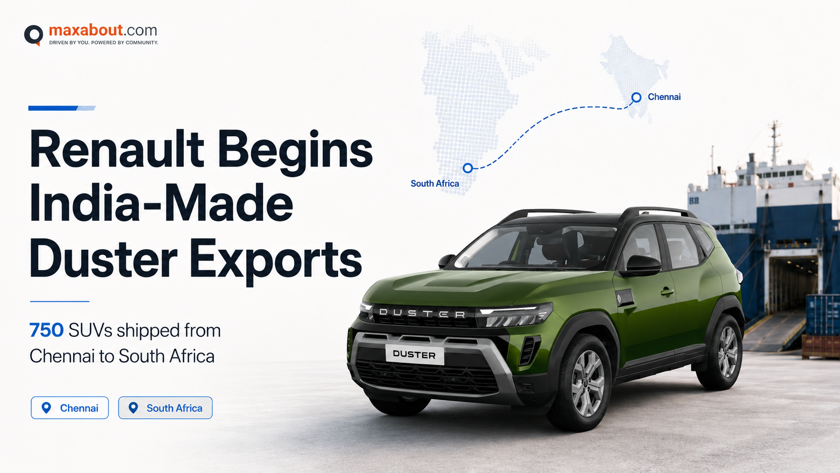 Renault India Starts Exporting Next-Gen Duster SUV: First Batch Shipped Internationally