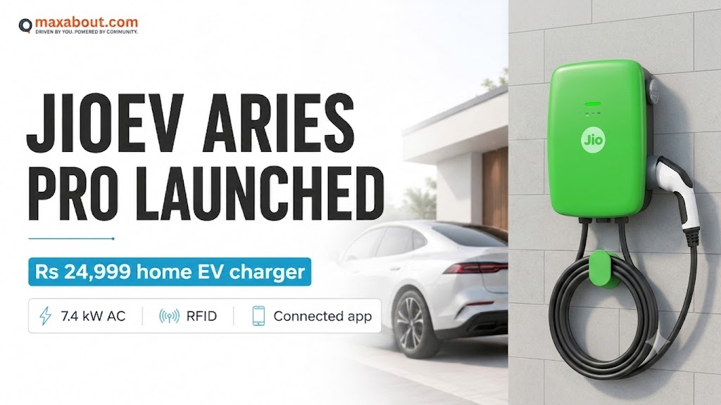 JioEV Aries Pro EV Charger Launched At Rs 24,999: Features, Install Cost, Charging Speed