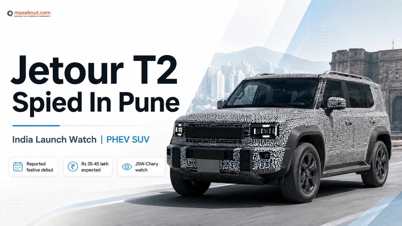 JSW Jetour T2 Spied Testing in Pune: India Launch Watch, Expected Price and PHEV Details