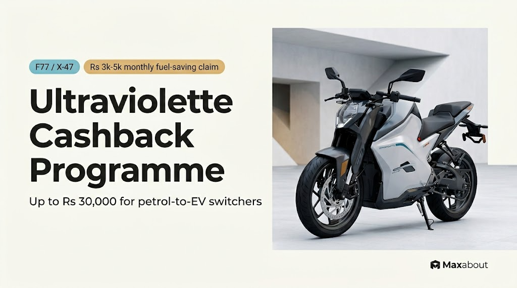 Ultraviolette Kill the Petrol Bill Programme Offers Up To Rs 30,000 Cashback