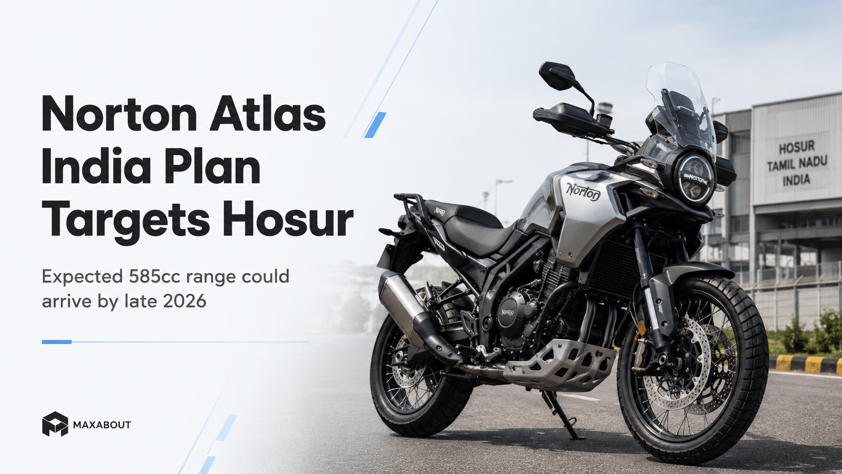 Norton Atlas India Plan: TVS Targets Hosur Manufacturing for 585cc Premium Bike Range