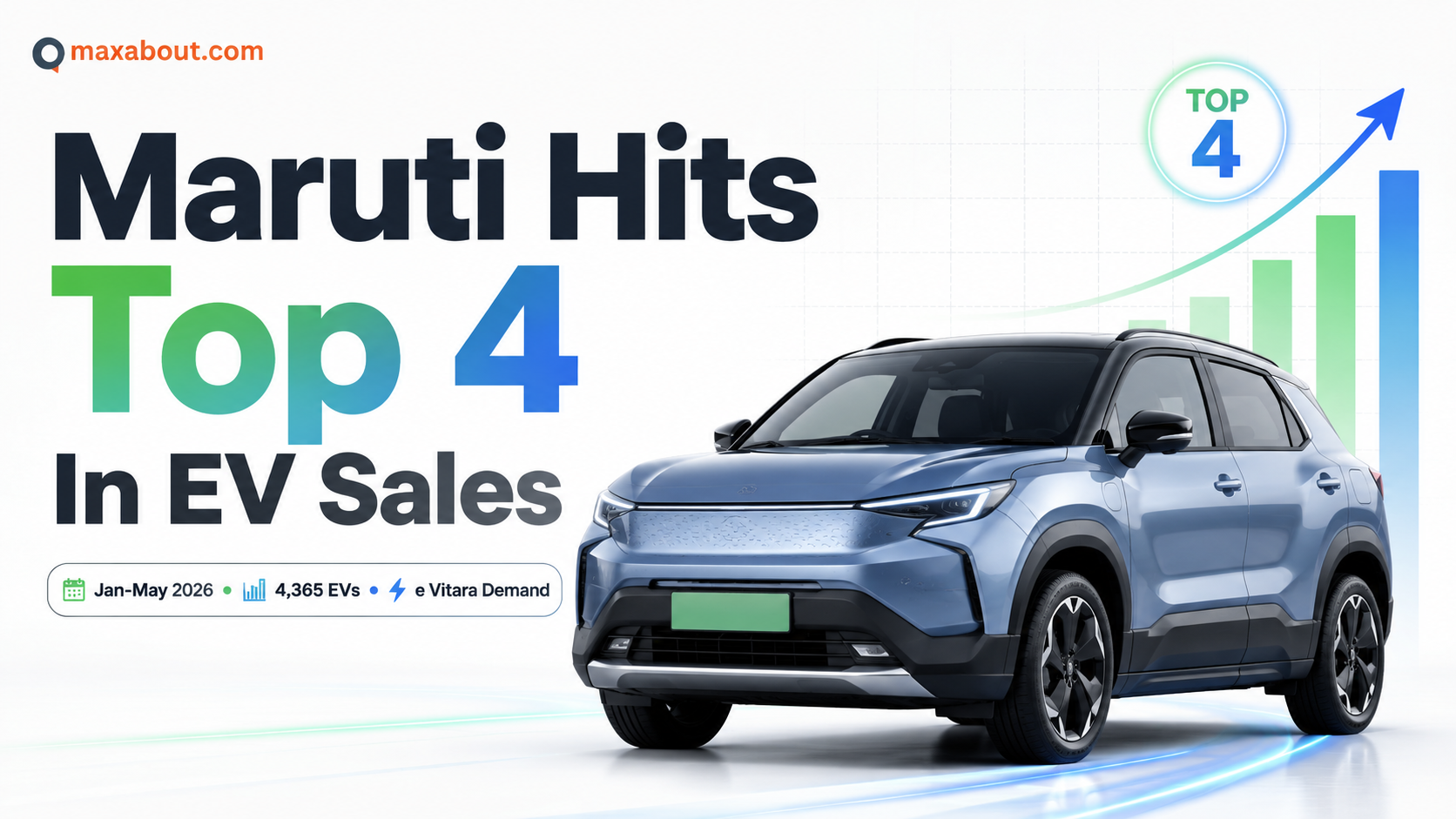 Maruti e Vitara Sales Data: Maruti Suzuki Becomes India’s 4th Largest EV Brand