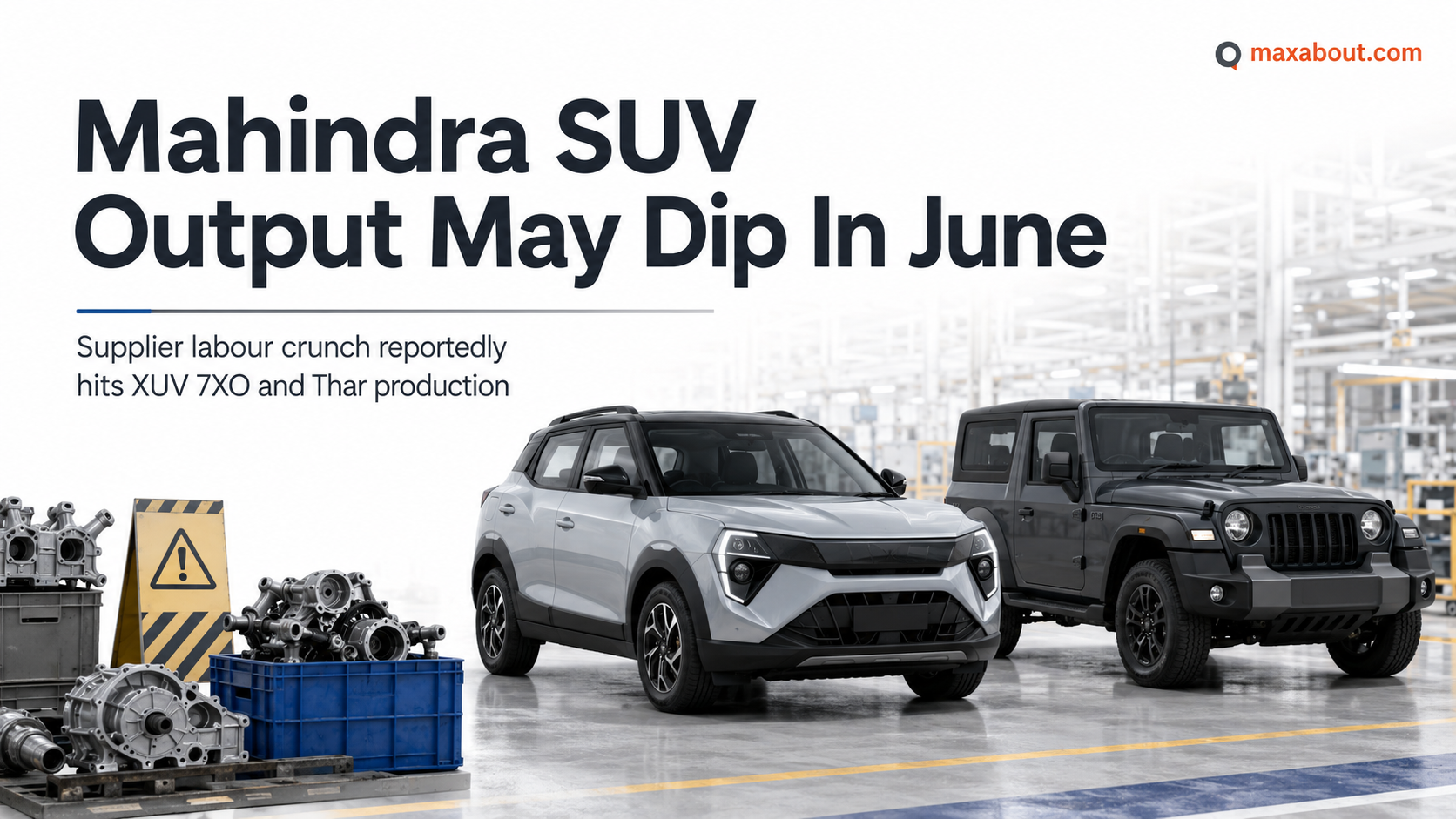 Mahindra SUV Output May Dip Up To 15% In June: XUV 7XO, Thar Hit By Supplier Crunch