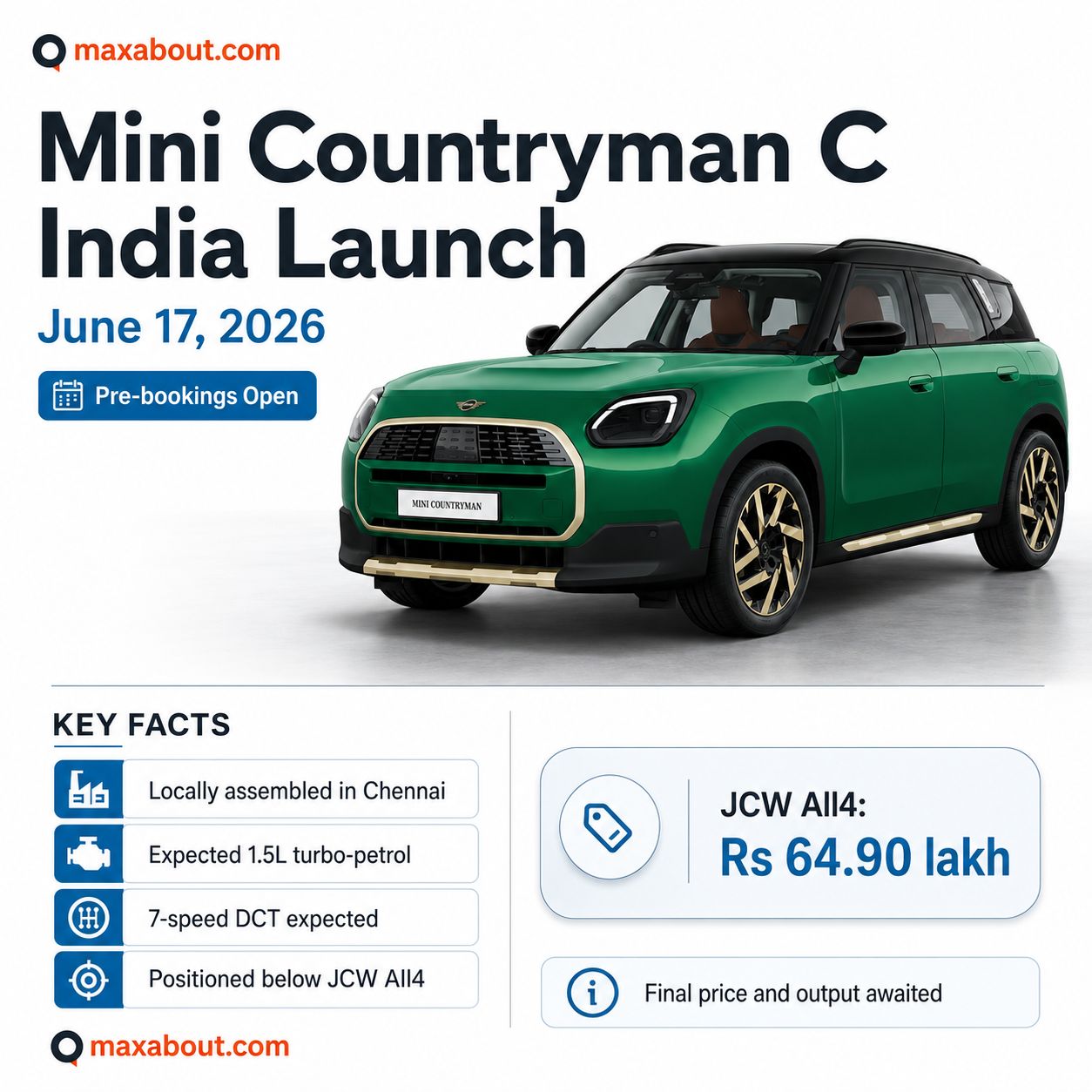 mini-countryman-c-india-launch-set-for-june-17-2026-with-local-assembly-1