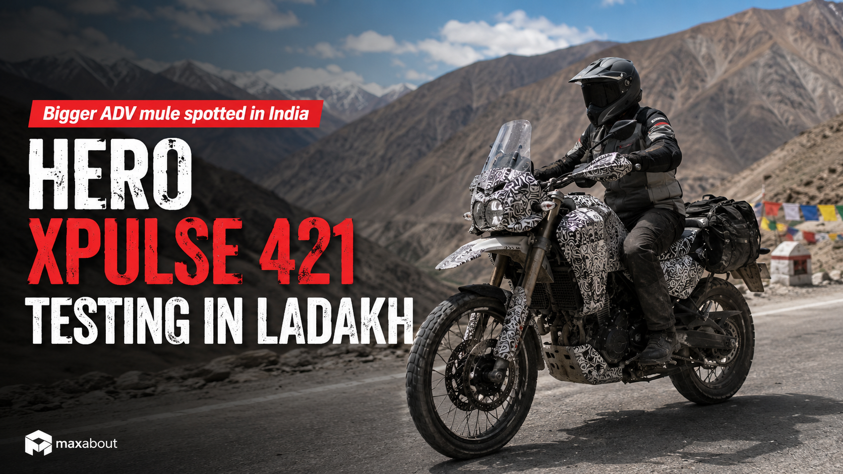 Hero Xpulse 421 Spotted Testing In Ladakh