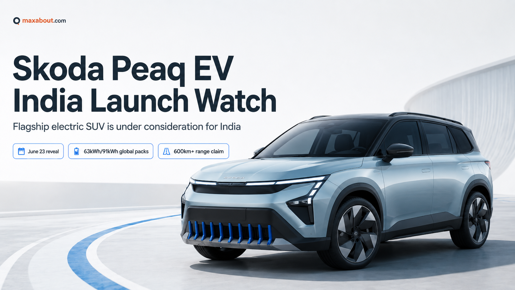 Skoda Peaq EV India Launch Timeline: When to Expect the 3-Row Flagship Electric SUV