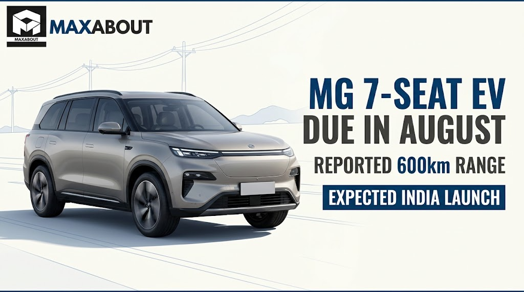 JSW MG 7-seat electric SUV reportedly set for August 2026 India launch