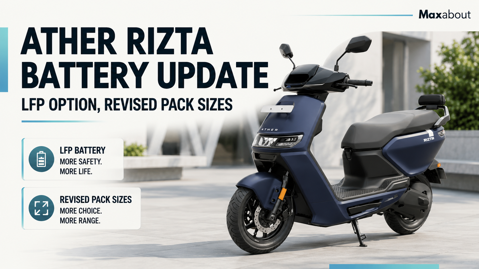 Ather Scooters Get New Battery Packs: LFP Cells on Rizta, Price, and Specs Explained