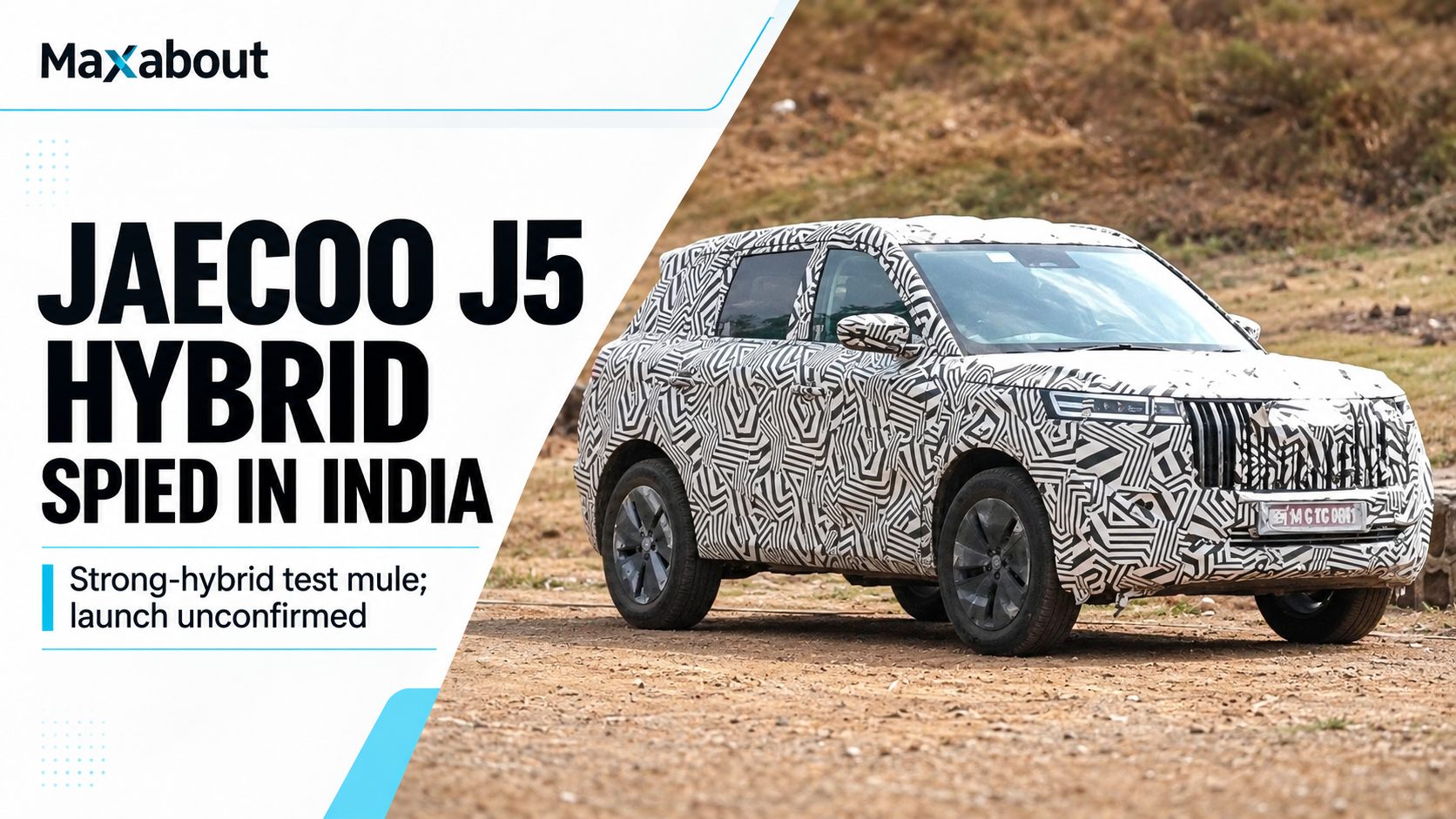 Chery Jaecoo J5 Strong-Hybrid SUV Spied in India: Check Expected Launch, Specs & Features