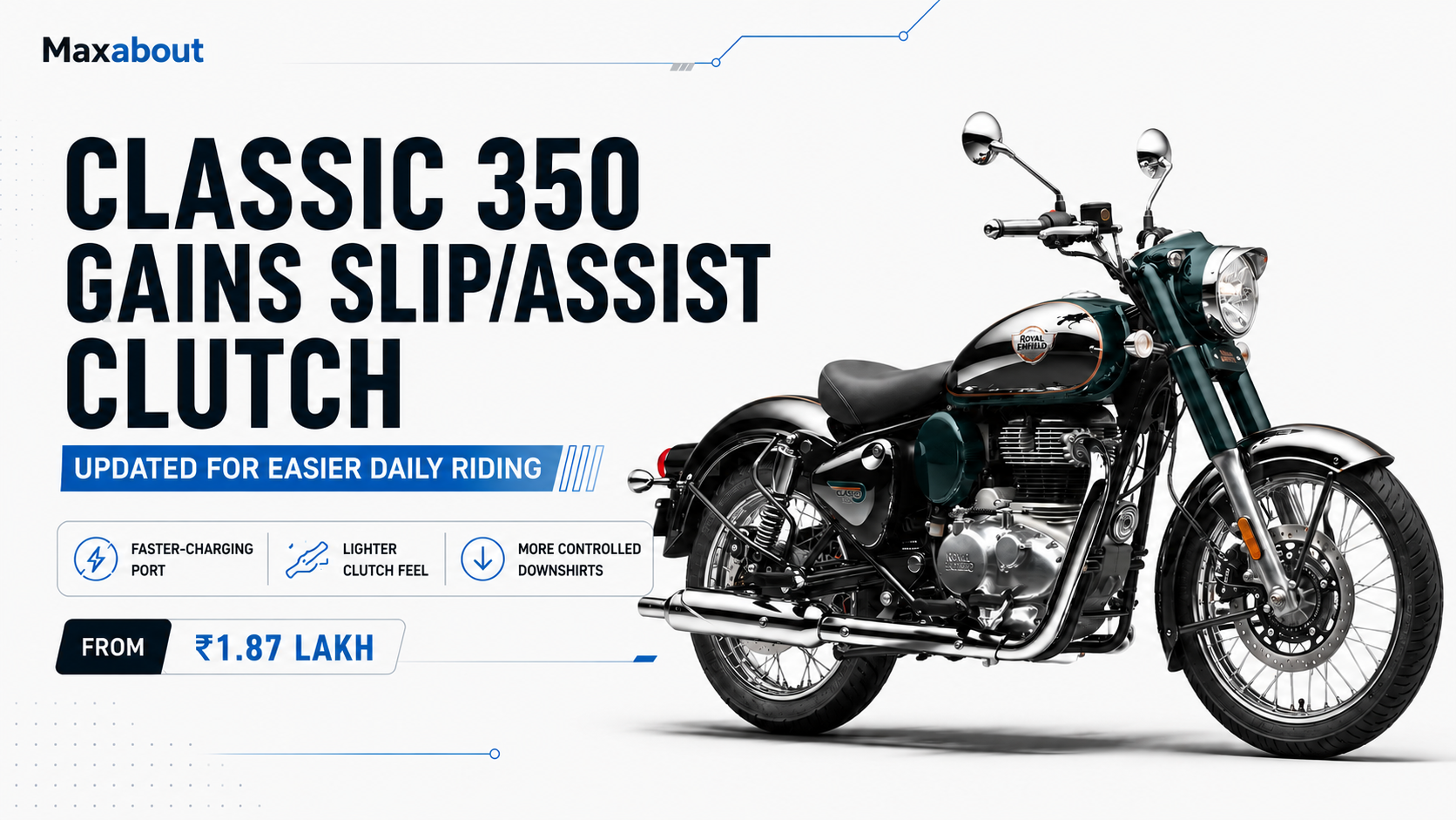 Royal Enfield Classic 350 gets slip/assist clutch: price, variants and what changes