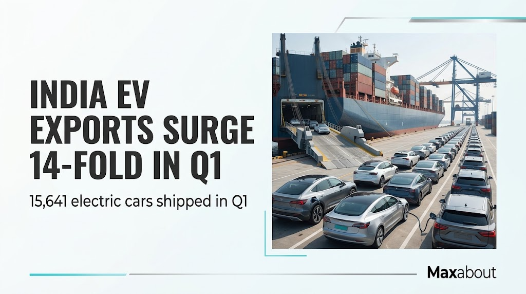 Made-in-India EVs Go Global: Q1 Exports Cross 15,000 Units as Global Demand Soars