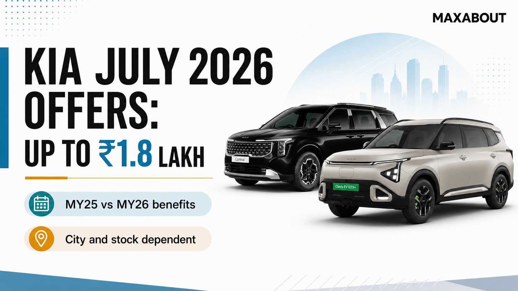 Kia July 2026 Car Discounts: Grab Benefits Worth Up to ₹1.8 Lakh on Sonet, Seltos, and More