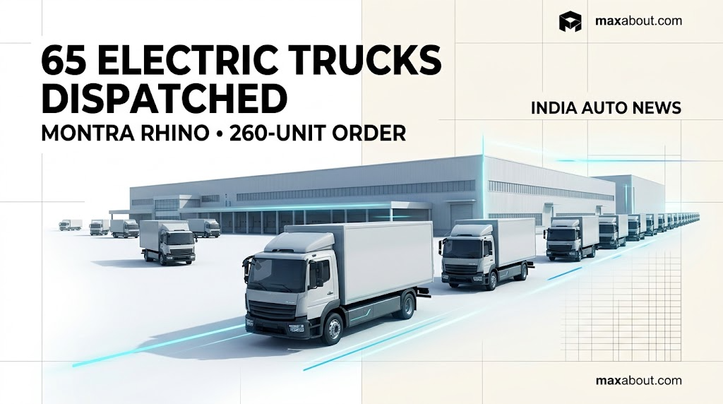 Montra Electric Commercial Trucks: Deliveries Begin for First Batch of EV Tipper and Transit Models