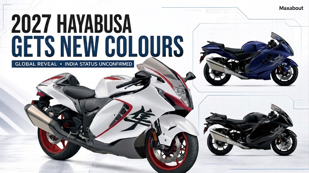 2027 Suzuki Hayabusa Gets Three New Colours, Including a Special Edition