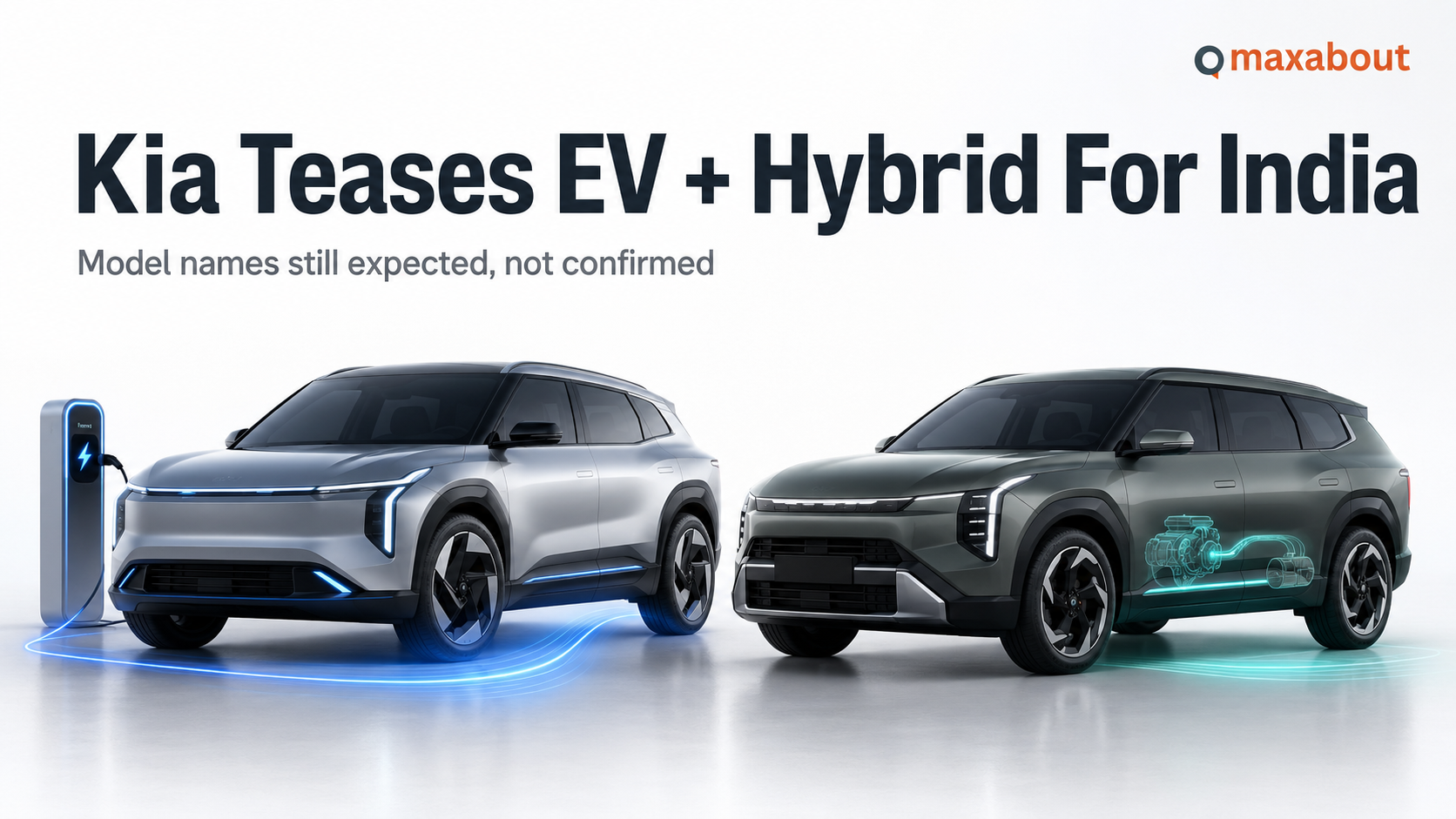 Kia Teases EV and Hybrid Models for India
