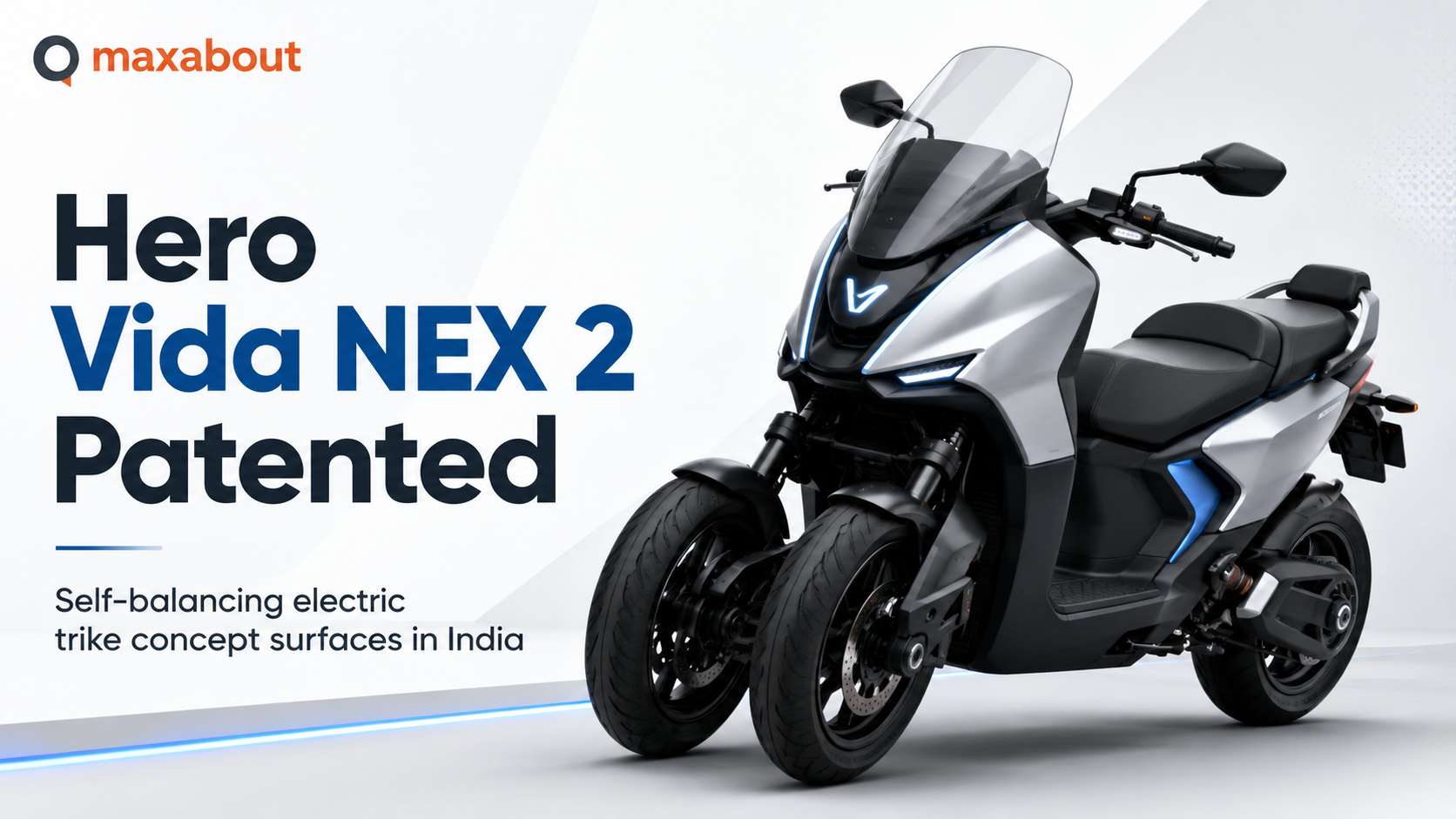 Hero Vida NEX 2 Patent Shows A Self-Balancing Electric Trike Concept