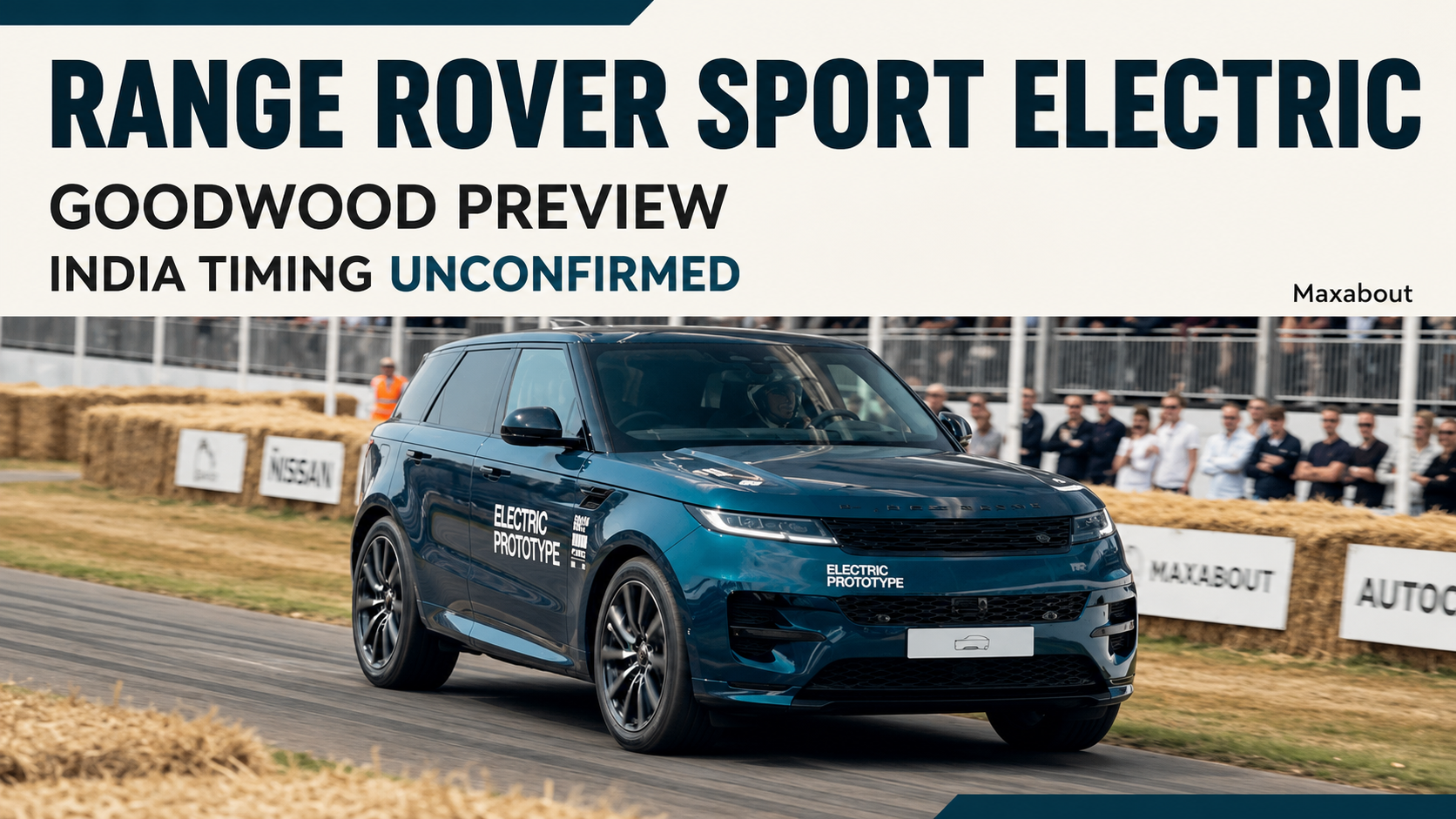 Range Rover Sport Electric previewed at Goodwood: what is confirmed for India