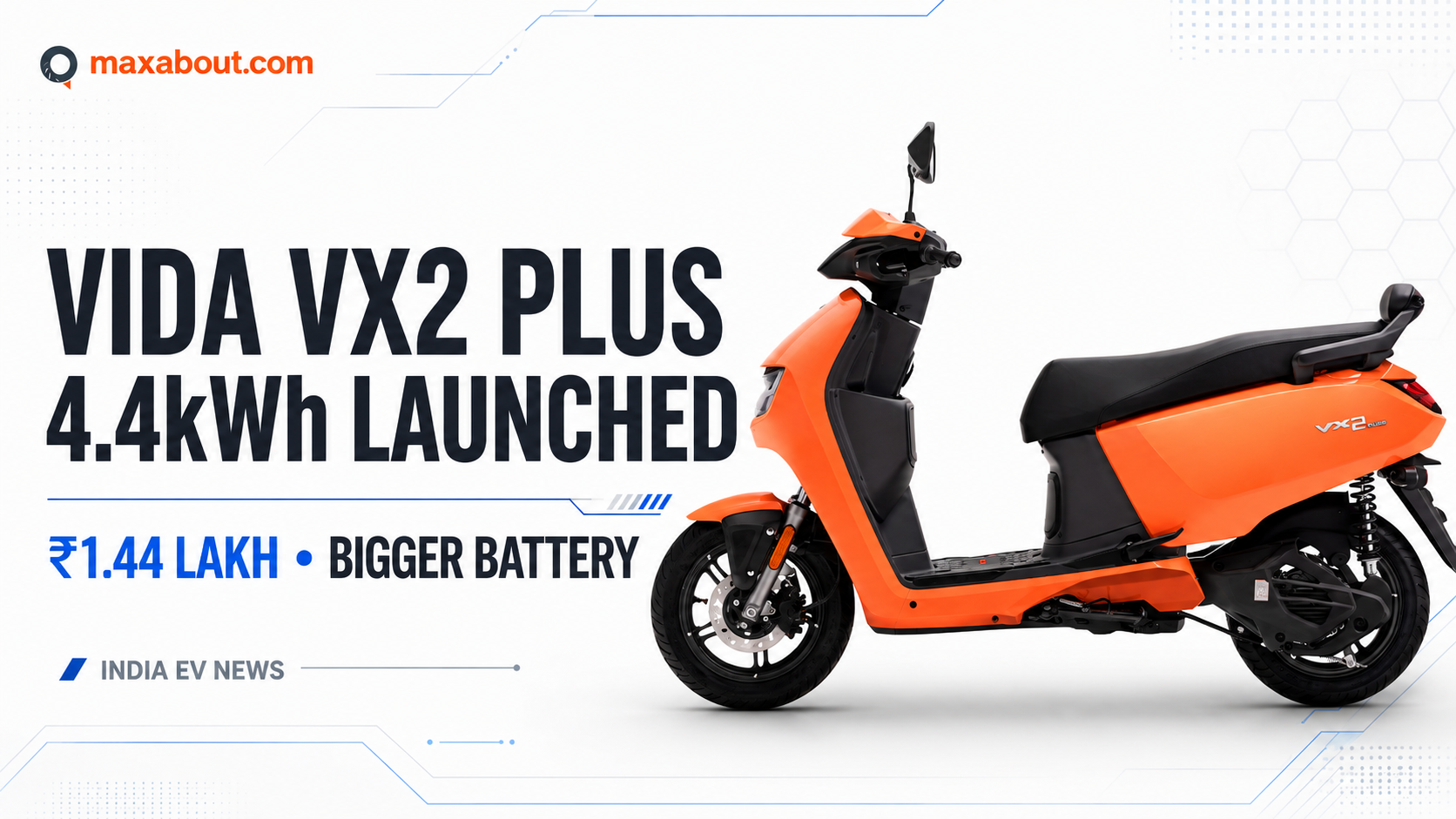 Vida VX2 Plus 4.4kWh Launched at ₹1.44 Lakh: Check Real-World Range, Specs & Features