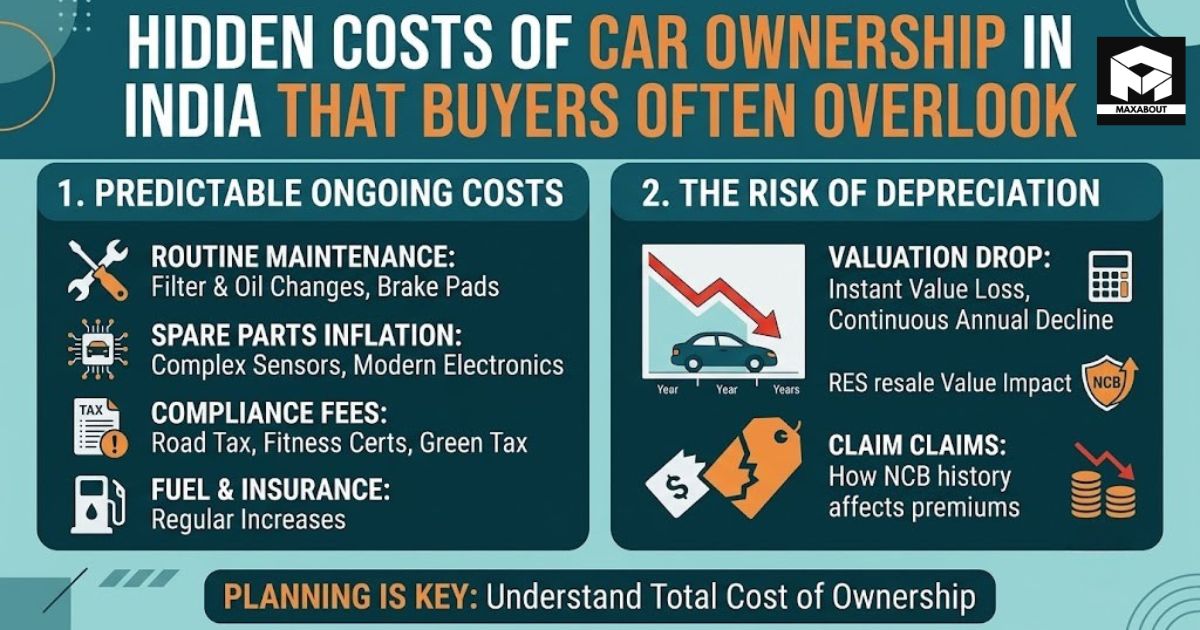 Hidden Costs of Car Ownership in India That  Buyers Often Overlook