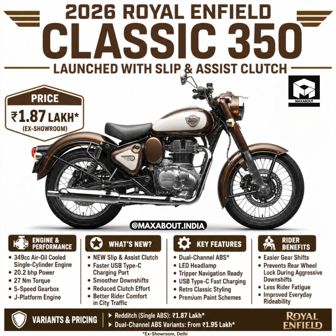 royal-enfield-classic-350-gets-slip-assist-clutch-price-variants-and-what-changes-1